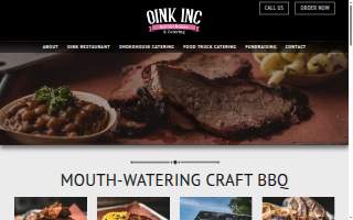 Oink Inc Smokehouse and Southern Kitchen website