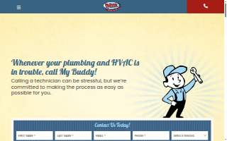 My Buddy The Plumber Heating & Air website