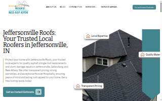 Jeffersonville Roofing website