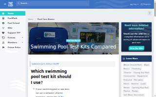 Pool Time & Tanning Inc website