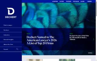 Dechert Law Office website