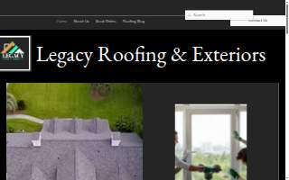 Legacy Roofing & Exteriors website