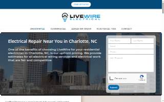 LiveWire Electrical website
