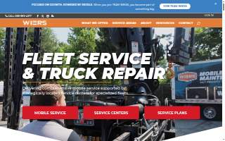 Wiers Fleet Service & Truck Repair La Porte website