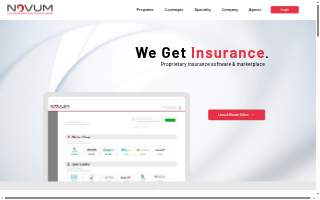 Novum Digital website