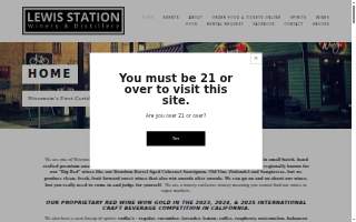 Lewis Station Winery, Distillery & Kitchen website