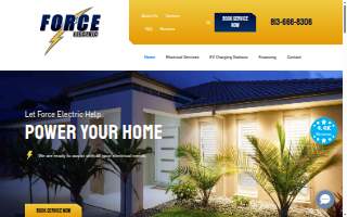 Force Electric website