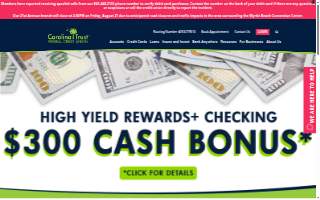 Carolina Trust Federal Credit Union website