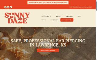 Sunny Daze Sunless website