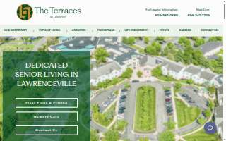 The Terraces at Lawrence website