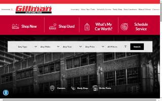 Gillman Home Center website