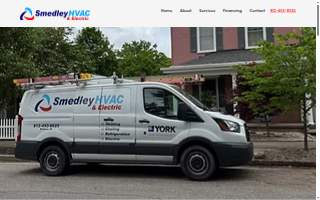 Smedley HVAC & Electric website