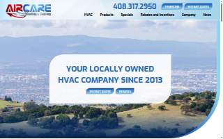 Air Care Heating & Cooling Inc. website