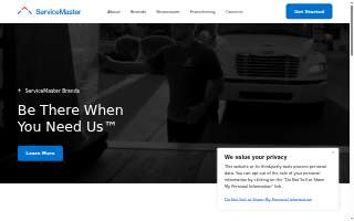 ServiceMaster by Restoration Contractors - Marion website