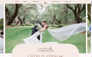Cheers & Champagne website