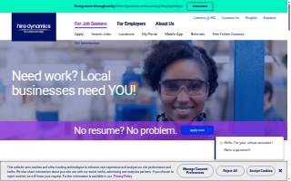Hire Dynamics website