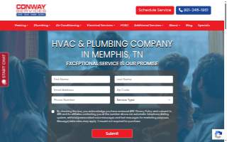 Conway Services website