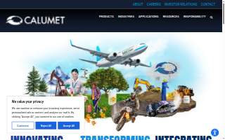 Calumet River Construction website