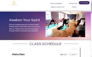 Yoga in the Clouds website