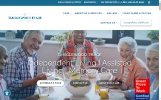 Tanglewood Trace Senior Living website