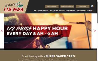 Clancy's Car Wash website