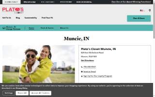 Plato's Closet- Muncie, IN website