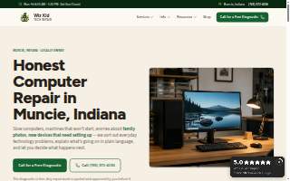 Wiz Kid Tech Repair website