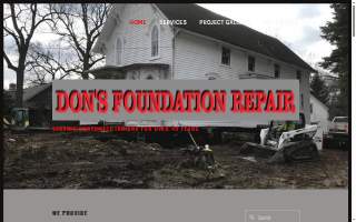 Don's Foundation Repair, Inc. website