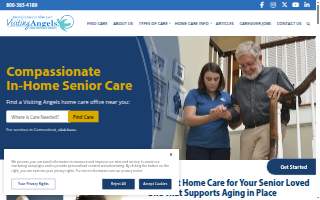 Visiting Angels Senior Home Care of New Albany website