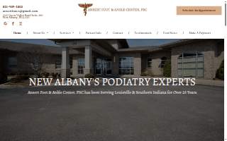 Ansert Foot & Ankle Center, PSC website