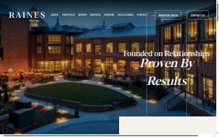 Raines Appliance Repair website