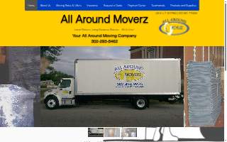 All Around Moverz website
