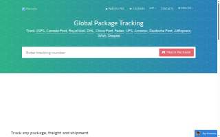 The Parcel website