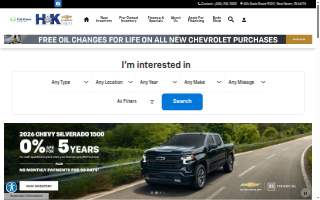 Crumback Chevrolet website