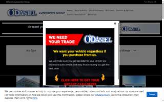 ODaniel Ford Inc. website