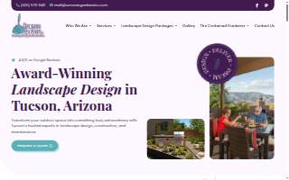 Sonoran Gardens Landscaping Design & Construction website
