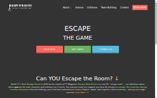 Escape Room center website