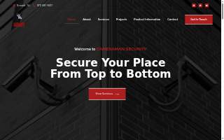 Camera Man security CCTV & Surveillance Specialist website