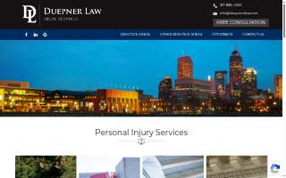 Duepner Law LLC website