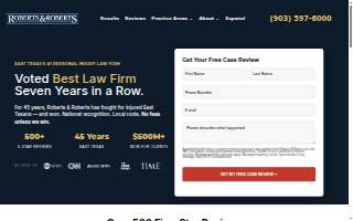 Roberts Law website