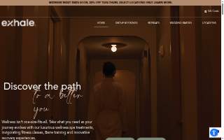 Exhale Massage & Wellness Studio LLC website