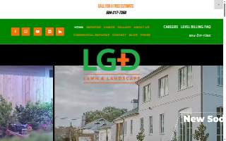 LGD Lawn and Landscape website