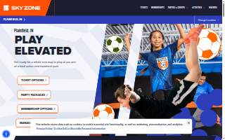 Sky Zone Trampoline Park website