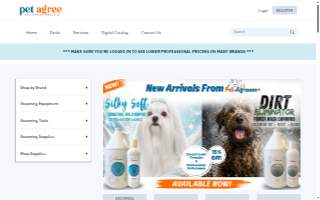 PetAgree Fun Lodge & Styling Salons (appt. only) website