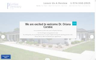 Plumlee Dentistry website