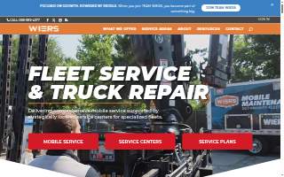 Wiers International Trucks Plymouth website