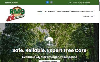 RMG Tree Service website