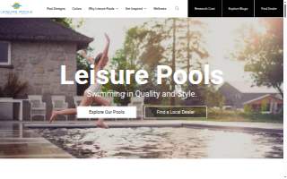 Leisure Pools Lake City website