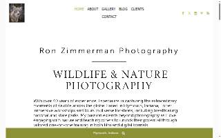 Ron Zimmerman Photography website