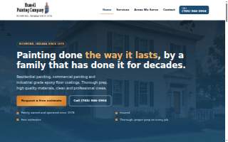 Russell Painting Co website